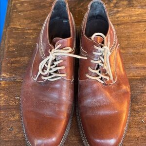 Cole Haan Country Brown Leather Lace-Up Shoes